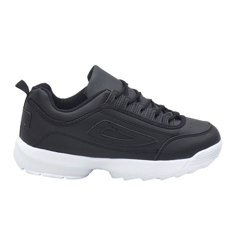Black sports shoes, DS2-1 sneakers Black sports shoes, DS2-1 sneakers