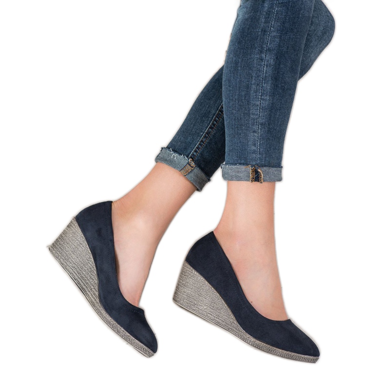 Goodin Classic Wedge Ballerina blue Goodin Classic Wedge Ballerina blue