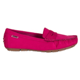 Goodin Classic textile loafers pink