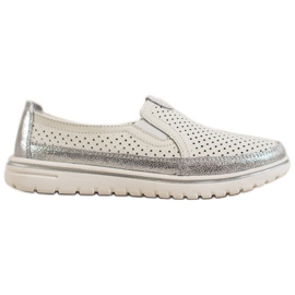 Goodin Light Leather Shoes white