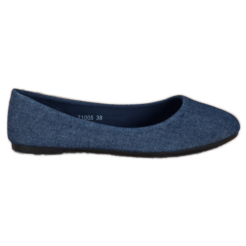 SHELOVET Comfortable ballerinas blue