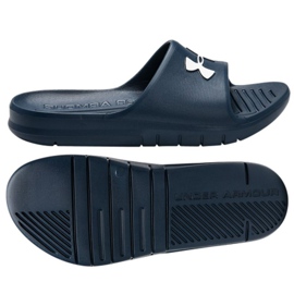 under armour blue slides