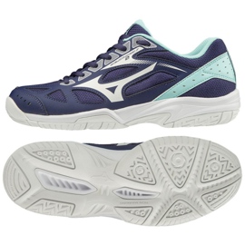 Mizuno Cyclone Speed ​​2 Jr V1GD191015 volleyball shoes multicolored navy blue
