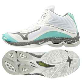 gray mizuno volleyball shoes