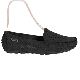 Goodin Openwork Loafers With Suede black