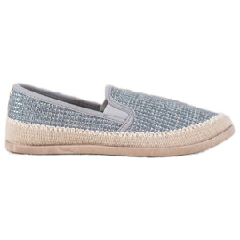 SHELOVET Fashionable Espadrilles blue grey SHELOVET Fashionable Espadrilles blue grey