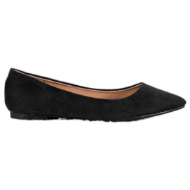 SHELOVET Ballerina In Spitz black