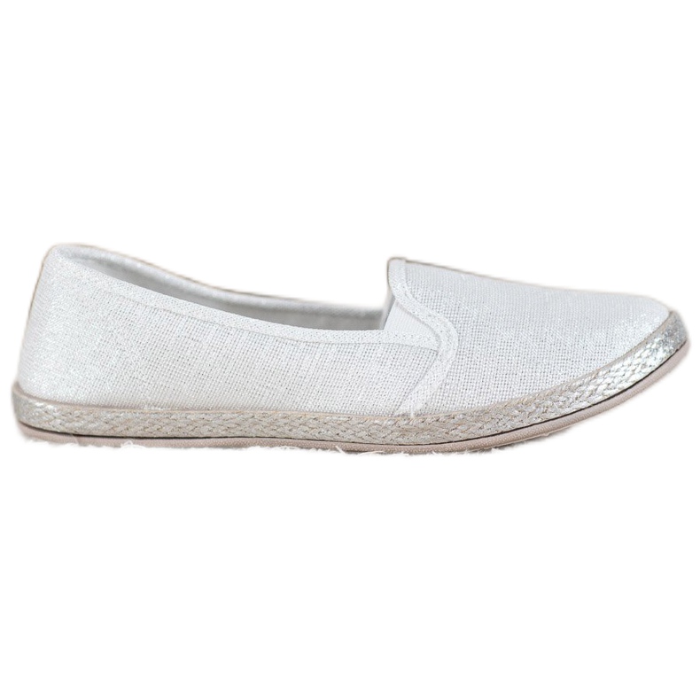 SHELOVET Comfortable Slip On Shoes white