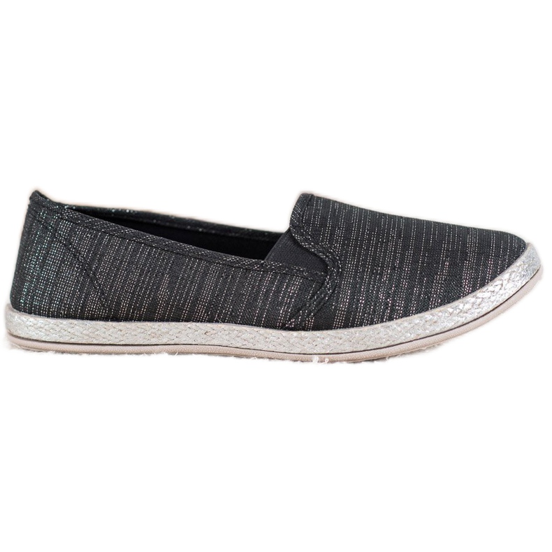 SHELOVET Comfortable Slip On Shoes black