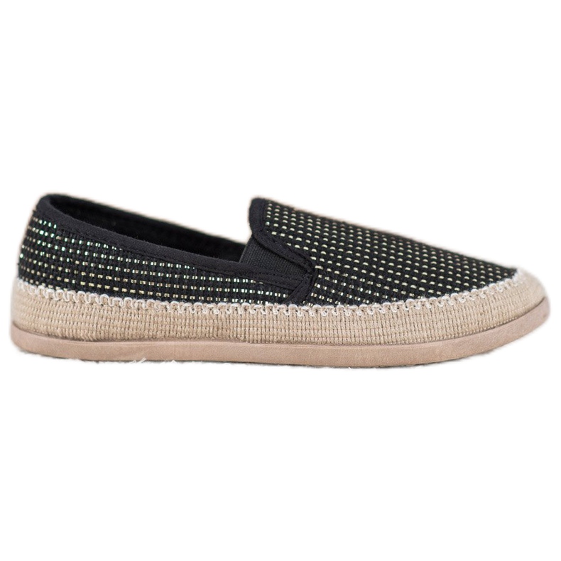 SHELOVET Fashionable Espadrilles black