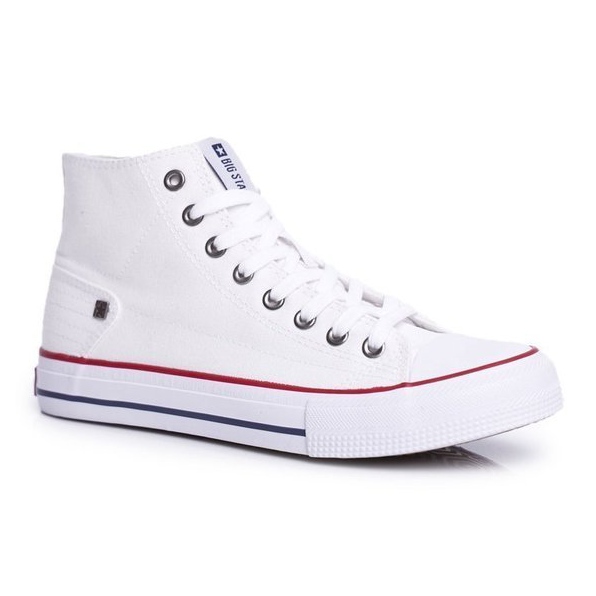 Big Star Women's white high-top sneakers DD274332