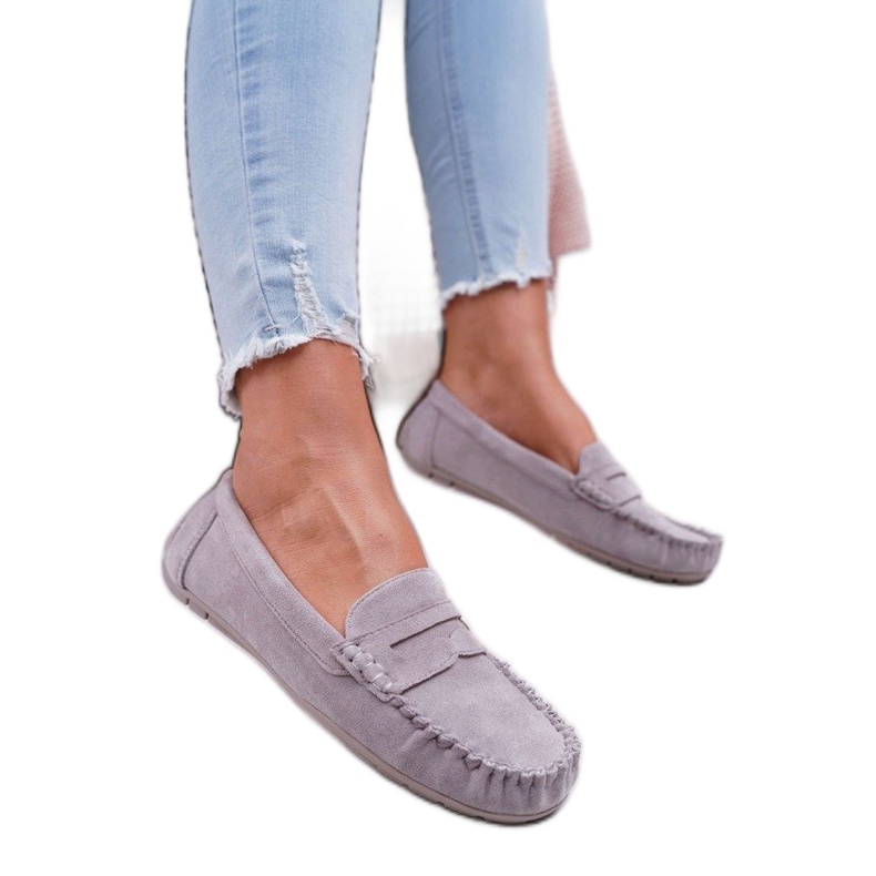 SEA Gray women's loafers T348 grey SEA Gray women's loafers T348 grey