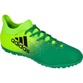 Adidas X 16.3 Tf M BB5875 football boots green green