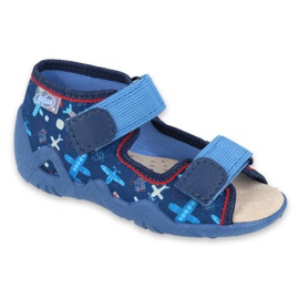 Befado yellow children's shoes 350P008 blue