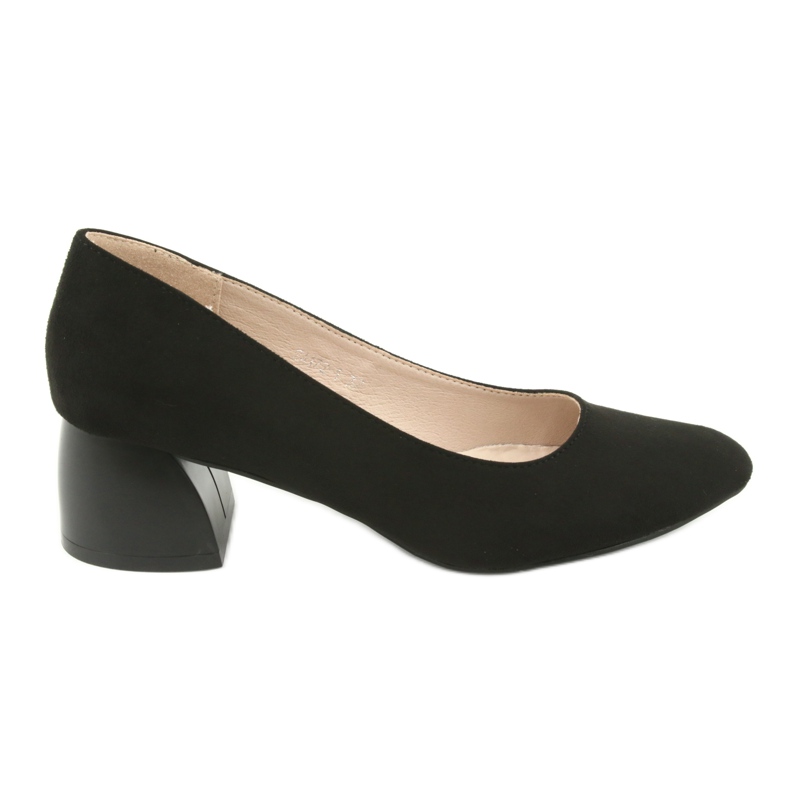 M.Daszyński Daszyński SA172 Women's pumps with black leather insert