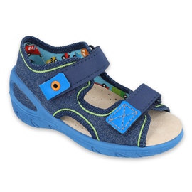 Befado children's shoes pu 065P130 navy blue blue