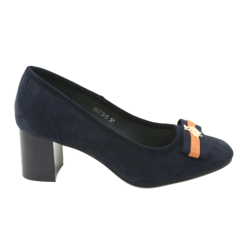 M.Daszyński Ladies' navy blue pumps Mucha Daszyński SA173