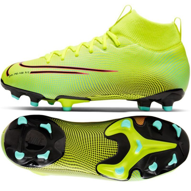 Football shoes Nike Mercurial Superfly 7 Academy Mds FG / MG Jr BQ5409-703 yellow yellow Football shoes Nike Mercurial Superfly 7 Academy Mds FG / MG Jr BQ5409-703 yellow yellow