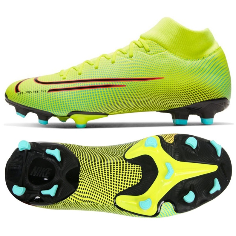 Nike Mercurial Superfly 7 Academy Mds FG / MG M BQ5427-703 soccer shoes yellow yellow