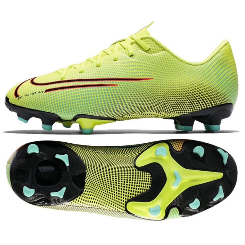 Nike Mercurial Vapor 13 Academy Mds FG / MG Jr CJ0980-703 soccer shoes yellow yellows
