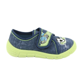 Befado children's shoes 557P138 navy blue green Befado children's shoes 557P138 navy blue green