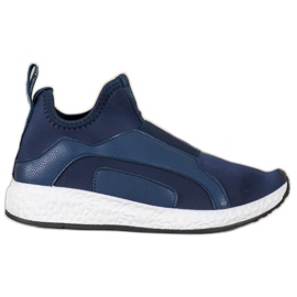 Bona Navy Blue Shoes On The Platform Bona Navy Blue Shoes On The Platform
