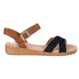 SHELOVET Stylish sandals black