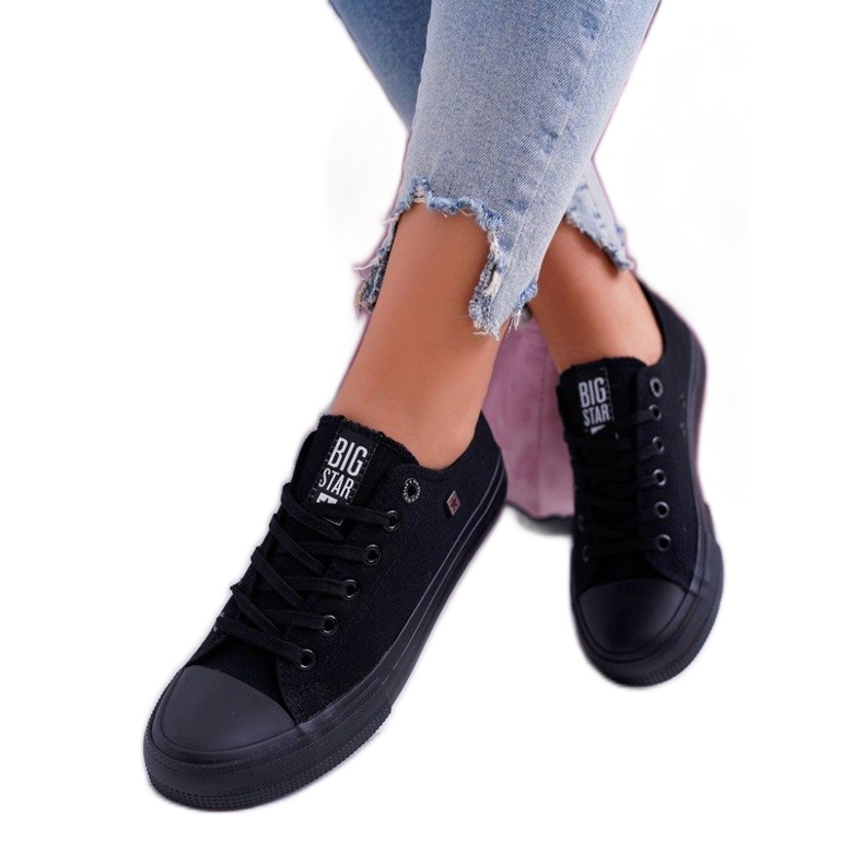 Black women's sneakers Big Star AA274009