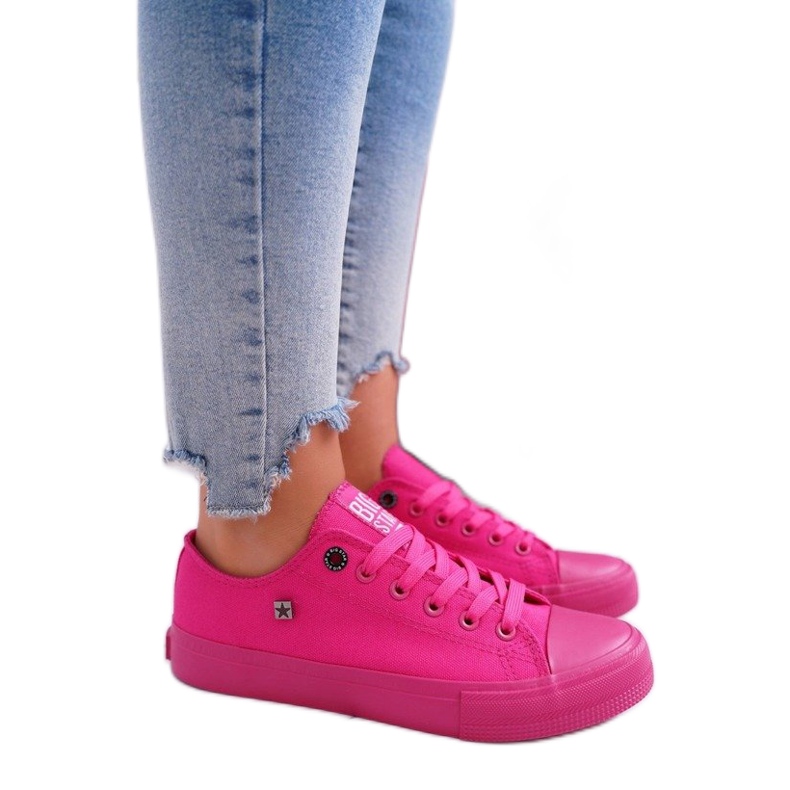 Pink women's sneakers Big Star AA274013 Pink women's sneakers Big Star AA274013