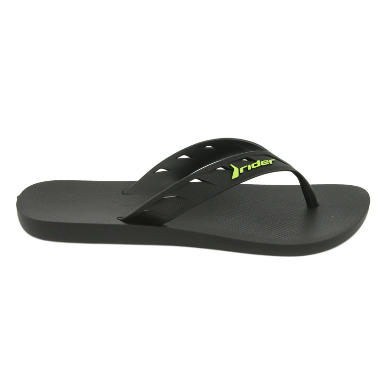 Black and green men's flip-flops Rider 11573 Black and green men's flip-flops Rider 11573