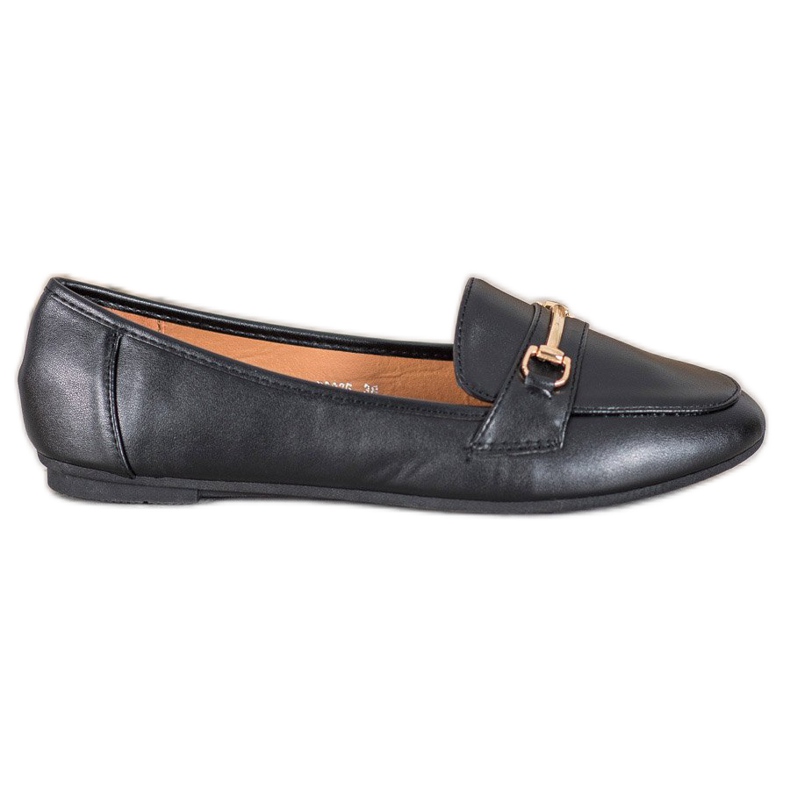 Fama Casual Ballerina With Ornament black