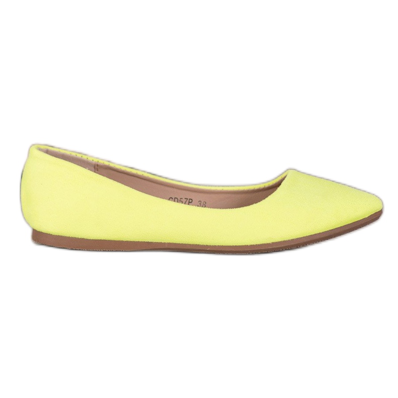 Seastar Neon ballerinas yellow