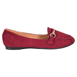 Fama Suede Lords With Ornament red