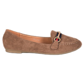 Fama Suede Lords With Ornament brown