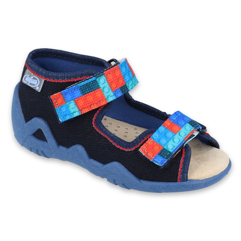 Befado yellow children's shoes 350P010 navy blue