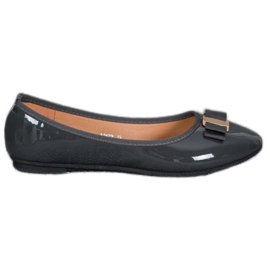 Fama Lacquered Ballerina With A Bow grey Fama Lacquered Ballerina With A Bow grey