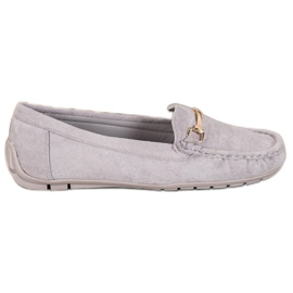 Seastar Stylish suede loafers grey