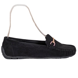 Seastar Stylish suede loafers black