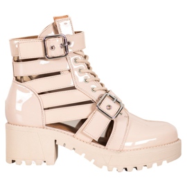 Seastar Lacquered Fashion Boots brown