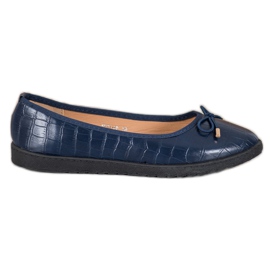 SHELOVET Eco leather ballerinas blue SHELOVET Eco leather ballerinas blue