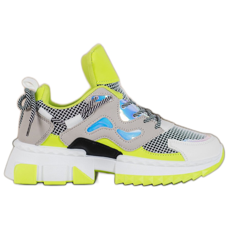 Seastar Stylish Sneakers With Holo Effect multicolored yellow