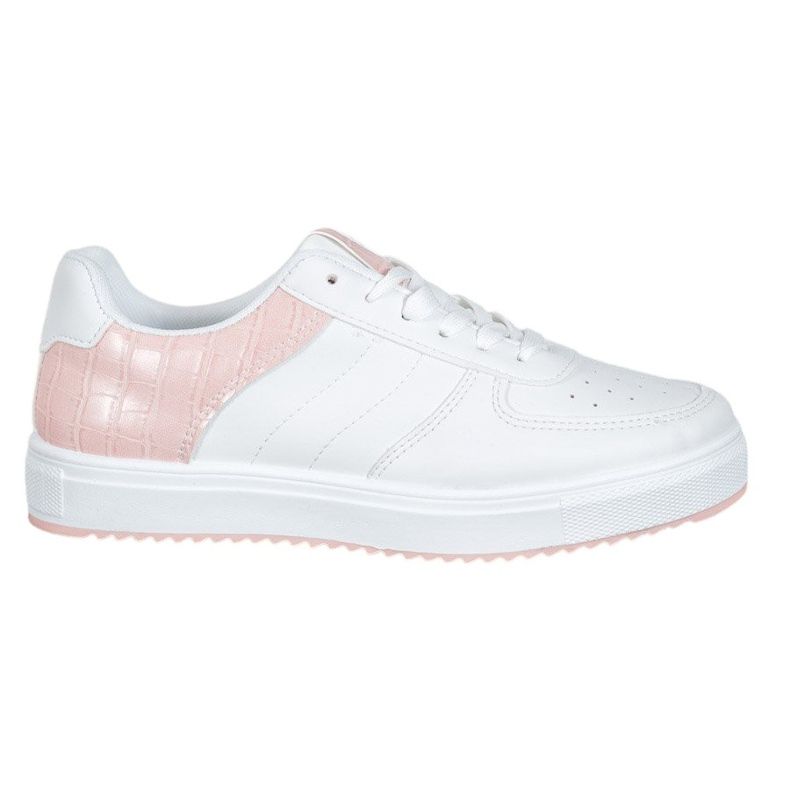 SHELOVET Stylish Shoes On The Platform white pink