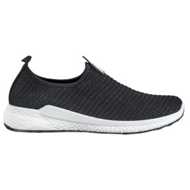 SHELOVET Openwork Slipons black SHELOVET Openwork Slipons black