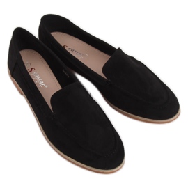 Black Women's black loafers T359P Black