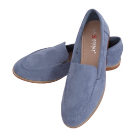 Blue Women's loafers T359P Blue Blue Women's loafers T359P Blue