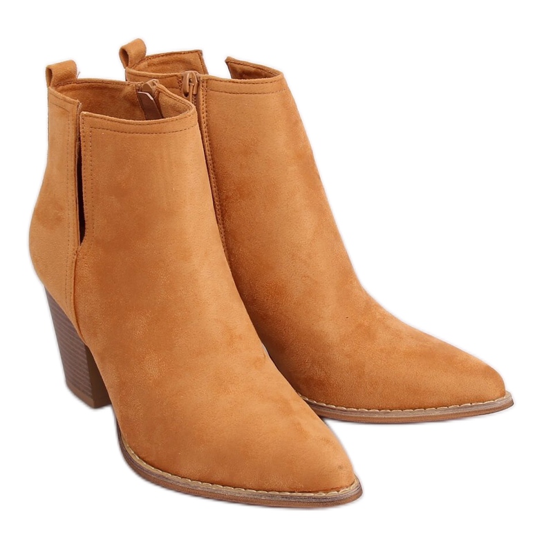 Boots on transitional camel ZE03P Camel brown