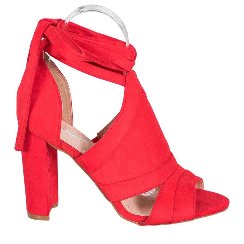 Seastar Tied Sandals On A Post red