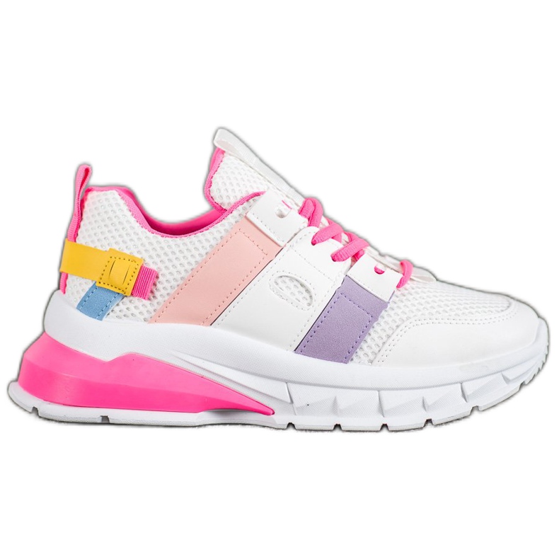 Seastar Colorful Sneakers With Mesh white multicolored