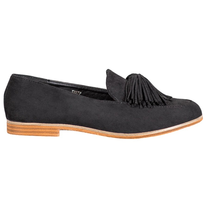 Seastar Suede Footwear With Fringes black
