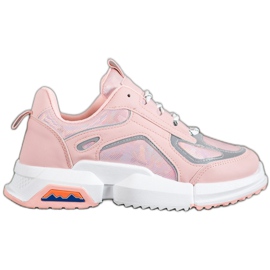 SHELOVET Sports Sneakers On The Platform pink SHELOVET Sports Sneakers On The Platform pink